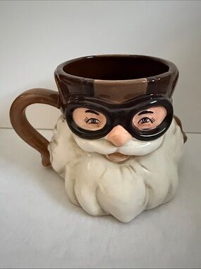 Harley-Davidson Biker Santa Sculpted Mug - Ceramic